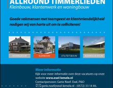 Vacature Exel Lemele Bouw timmerman