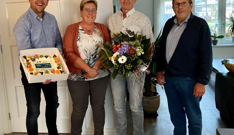 Jan Dijk 25 jaar Exel Lemele Bouw