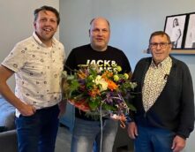 Martijn van der Sligte 25 jaar Exel Lemele Bouw