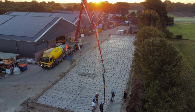 Bouw nieuwe bedrijfshal Exel Lemele Bouw