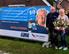 Jubilaris Wim Ardesch - 40 jaar Exel Lemele Bouw