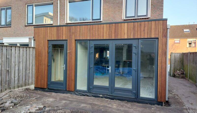 Aanbouw hoekwoning Raalte