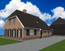 Vrijstaande woning landelijke stijl buitengebied Drogteropslagen Exel Lemele Bouw